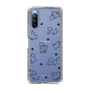 Slim Protection Case［ Original - CASEPLAY Dog All-over Pattern - black ］