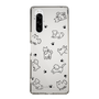 Slim Protection Case［ Original - CASEPLAY Dog All-over Pattern - black ］