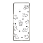 Slim Protection Case［ Original - CASEPLAY Dog All-over Pattern - black ］