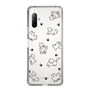 Slim Protection Case［ Original - CASEPLAY Dog All-over Pattern - black ］
