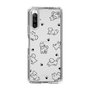 Slim Protection Case［ Original - CASEPLAY Dog All-over Pattern - black ］