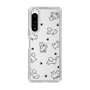 Slim Protection Case［ Original - CASEPLAY Dog All-over Pattern - black ］