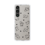 Slim Protection Case［ Original - CASEPLAY Dog All-over Pattern - black ］