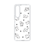 Slim Protection Case［ Original - CASEPLAY Dog All-over Pattern - black ］