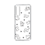 Slim Protection Case［ Original - CASEPLAY Dog All-over Pattern - black ］