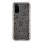 Slim Protection Case［ Original - CASEPLAY Dog All-over Pattern - black ］