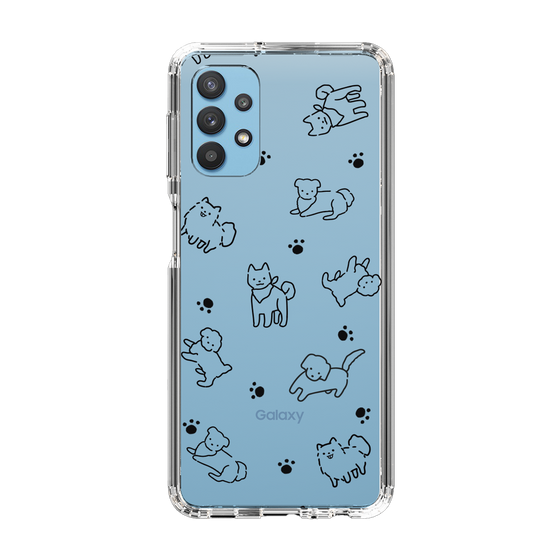Slim Protection Case［ Original - CASEPLAY Dog All-over Pattern - black ］