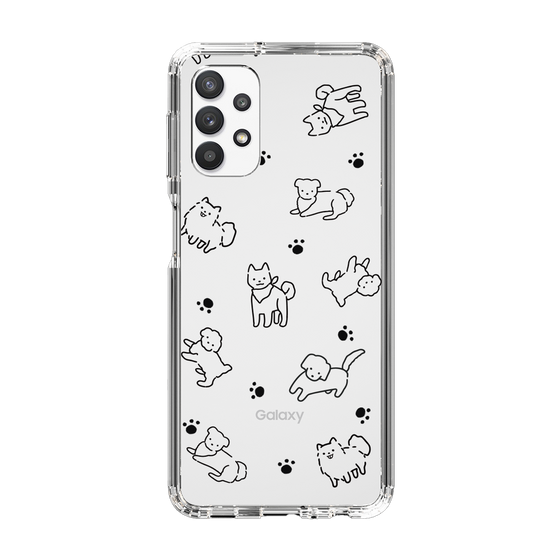 Slim Protection Case［ Original - CASEPLAY Dog All-over Pattern - black ］