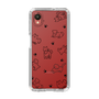 Slim Protection Case［ Original - CASEPLAY Dog All-over Pattern - black ］