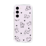 Slim Protection Case［ Original - CASEPLAY Dog All-over Pattern - black ］