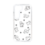 Slim Protection Case［ Original - CASEPLAY Dog All-over Pattern - black ］