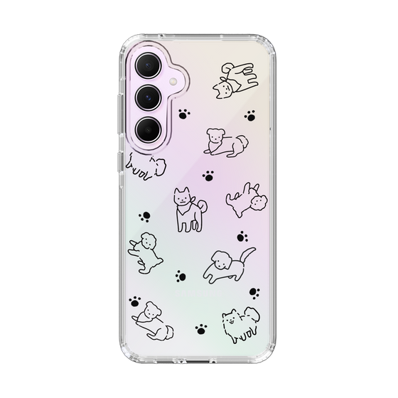 Slim Protection Case［ オリジナル - CASEPLAYイヌ総柄 - black ］