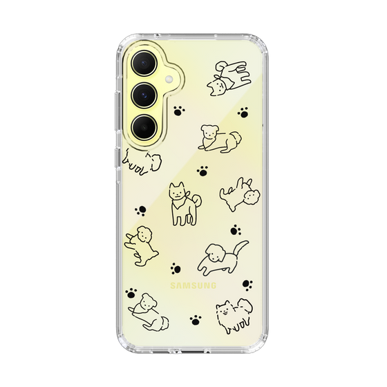 Slim Protection Case［ オリジナル - CASEPLAYイヌ総柄 - black ］