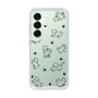 Slim Protection Case［ Original - CASEPLAY Dog All-over Pattern - black ］
