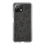 Slim Protection Case［ Original - CASEPLAY Dog All-over Pattern - black ］