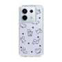 Slim Protection Case［ Original - CASEPLAY Dog All-over Pattern - black ］