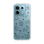Slim Protection Case［ Original - CASEPLAY Dog All-over Pattern - black ］