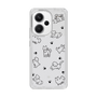 Slim Protection Case［ Original - CASEPLAY Dog All-over Pattern - black ］