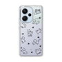 Slim Protection Case［ Original - CASEPLAY Dog All-over Pattern - black ］