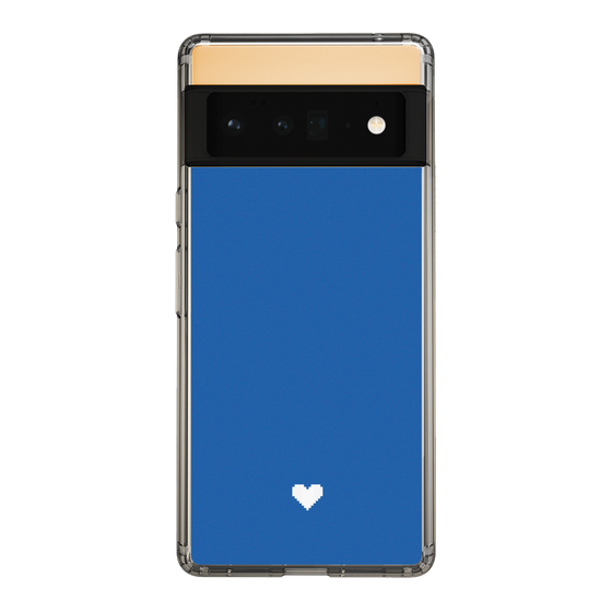 Slim Protection Case［ Original - Favorite Color Heart - Blue ］