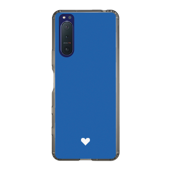 Slim Protection Case［ Original - Favorite Color Heart - Blue ］