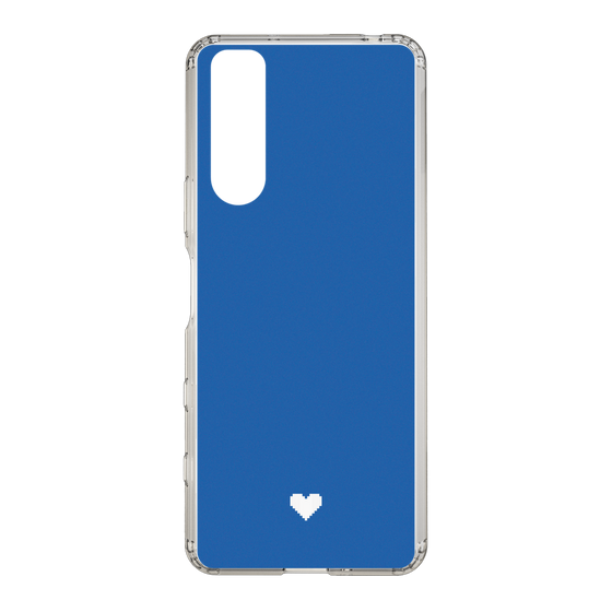 Slim Protection Case［ Original - Favorite Color Heart - Blue ］