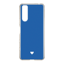 Slim Protection Case［ Original - Favorite Color Heart - Blue ］