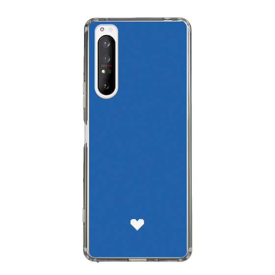 Slim Protection Case［ Original - Favorite Color Heart - Blue ］