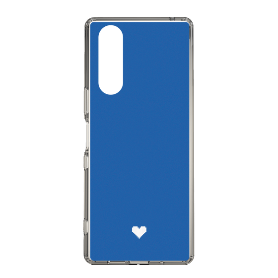 Slim Protection Case［ Original - Favorite Color Heart - Blue ］