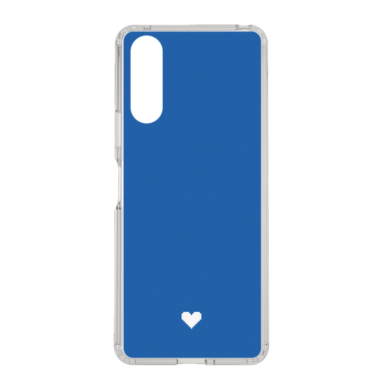 Slim Protection Case［ Original - Favorite Color Heart - Blue ］