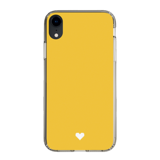 Slim Protection Case［ Original - Favorite Color Heart - Yellow ］