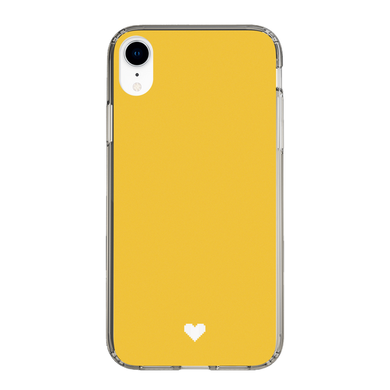 Slim Protection Case［ Original - Favorite Color Heart - Yellow ］