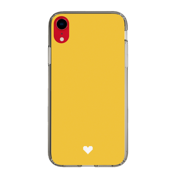 Slim Protection Case［ Original - Favorite Color Heart - Yellow ］