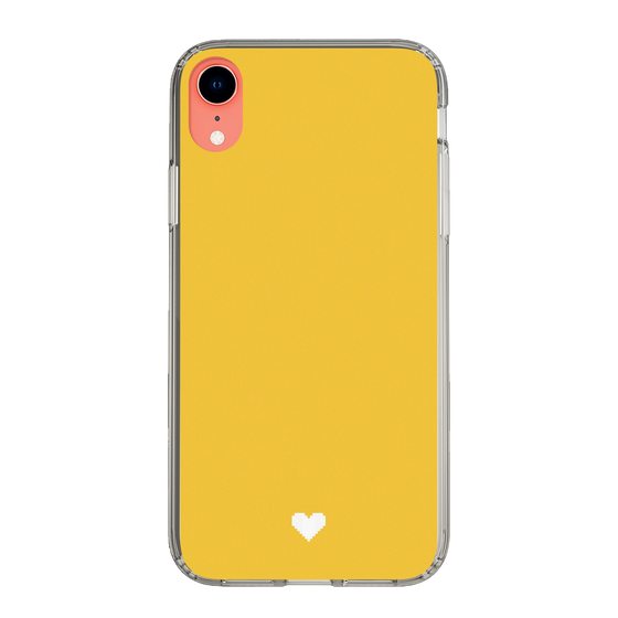 Slim Protection Case［ Original - Favorite Color Heart - Yellow ］