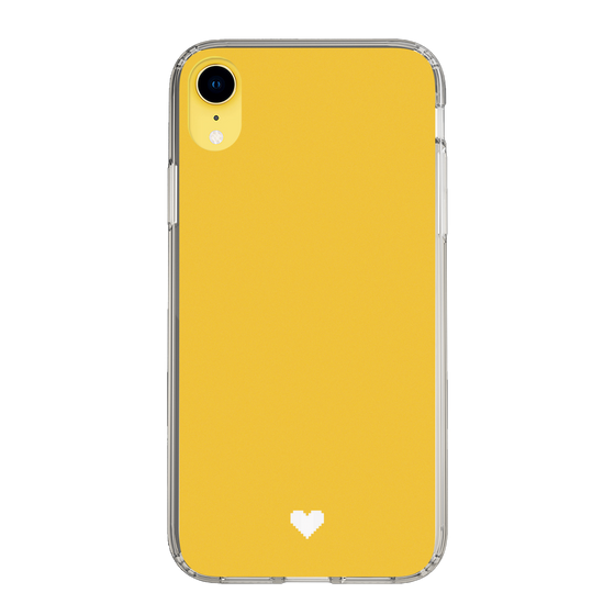 Slim Protection Case［ Original - Favorite Color Heart - Yellow ］