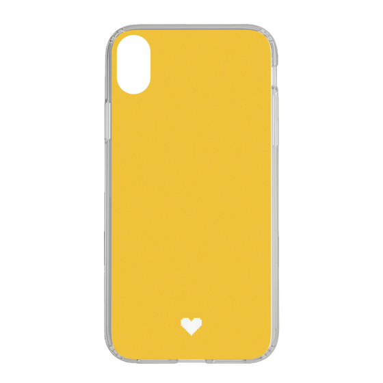 Slim Protection Case［ Original - Favorite Color Heart - Yellow ］