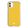Slim Protection Case［ Original - Favorite Color Heart - Yellow ］