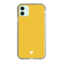 Slim Protection Case［ Original - Favorite Color Heart - Yellow ］