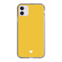 Slim Protection Case［ Original - Favorite Color Heart - Yellow ］