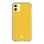 Slim Protection Case［ Original - Favorite Color Heart - Yellow ］