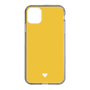 Slim Protection Case［ Original - Favorite Color Heart - Yellow ］