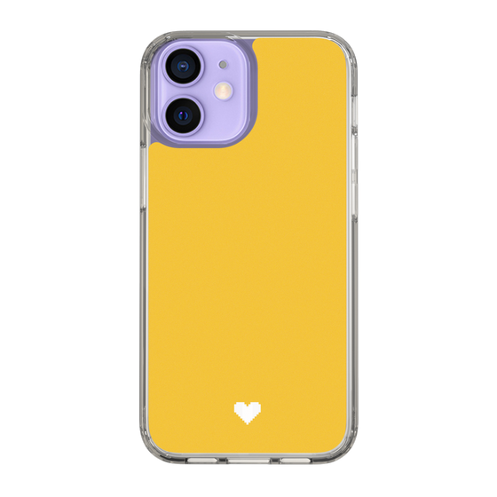 Slim Protection Case［ Original - Favorite Color Heart - Yellow ］