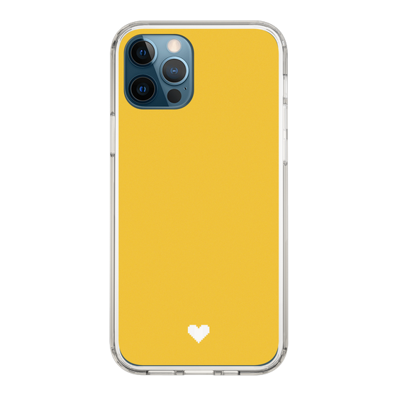 Slim Protection Case［ Original - Favorite Color Heart - Yellow ］