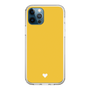 Slim Protection Case［ Original - Favorite Color Heart - Yellow ］