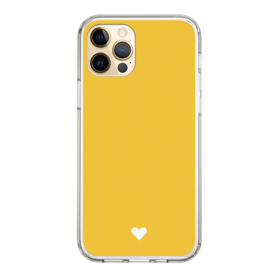 Slim Protection Case［ Original - Favorite Color Heart - Yellow ］