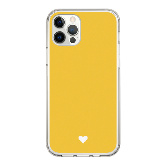 Slim Protection Case［ Original - Favorite Color Heart - Yellow ］