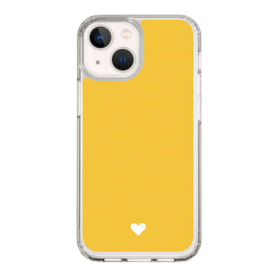 Slim Protection Case［ Original - Favorite Color Heart - Yellow ］