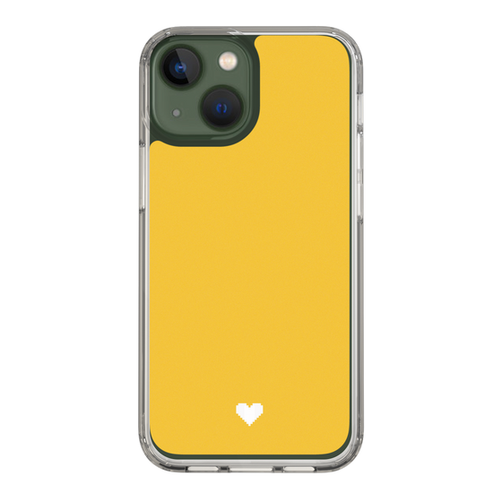 Slim Protection Case［ Original - Favorite Color Heart - Yellow ］