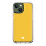 Slim Protection Case［ Original - Favorite Color Heart - Yellow ］