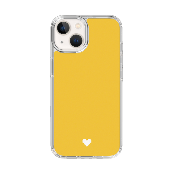 Slim Protection Case［ Original - Favorite Color Heart - Yellow ］